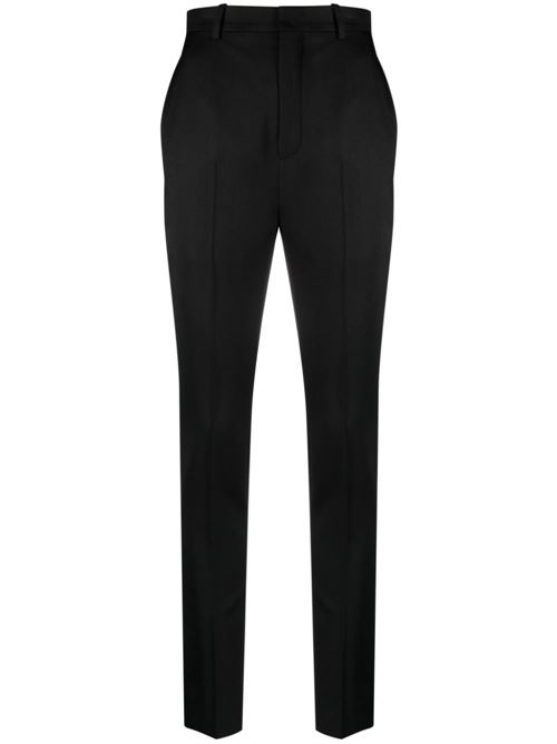 Wool satin trousers SAINT LAURENT | 766158Y2F351000